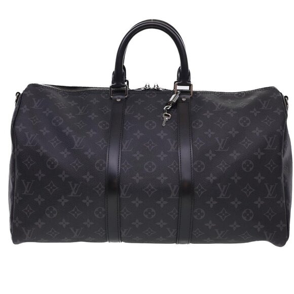 LOUIS VUITTON Eclipse Keepall Bandouliere 45 Boston Bag M43278 LV Auth 40033S - Picture 2 of 15